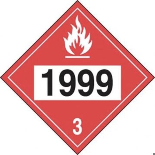 Accuform 4DIGIT DOT PLACARDS HAZARD CLASS 3 MPL740VP25 MPL740VP25 - main